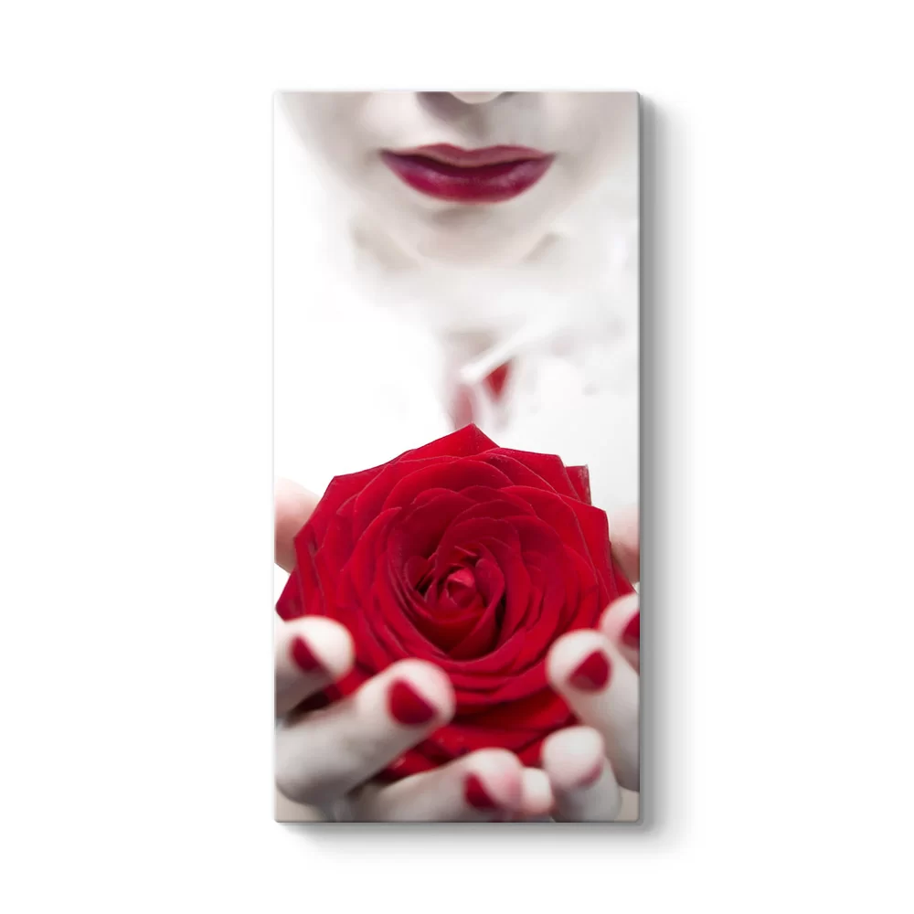 Lady Red Rose Tablosu - Model 7